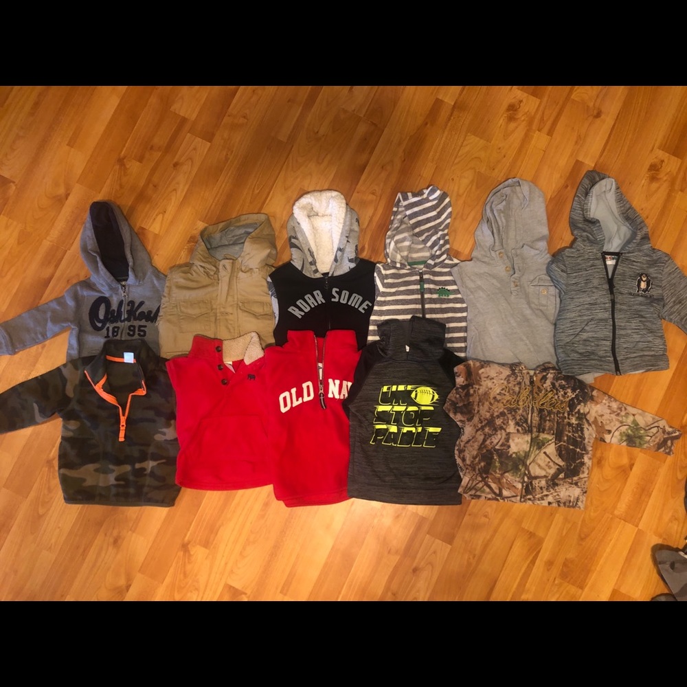 Boys 2T Pull overs & Jackets